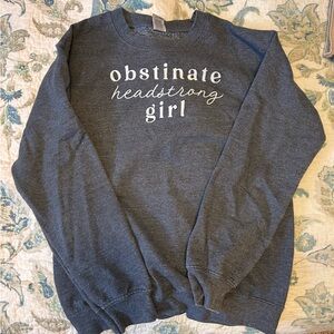 Gray Graphic Sweatshirt